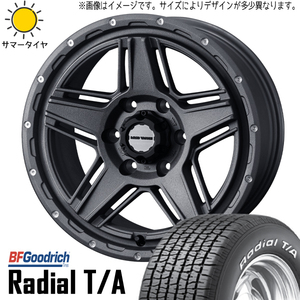 215/70R15 ハイエース 15インチ BFグッドリッチ ラジアル T/A MV07 6.0J +33 6H139.7P サマータイヤ ホイールセット 4本