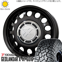 155/65R14 タント NBOX サクラ Y/H X-AT G016 スティール 14インチ 4.5J +45 4H100P サマータイヤ ホイールセット 4本_画像1