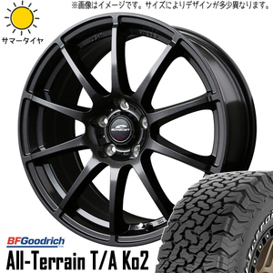 215/70R16 クロストレック CX5 BFグッドリッチ Ko2 シュナイダー 16インチ 6.5J +48 5H114.3P サマータイヤ ホイールセット 4本