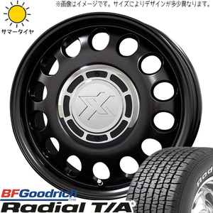 195/60R15 スズキ クロスビー BFグッドリッチ ラジアル スティール 15インチ 6.0J +42 4H100P サマータイヤ ホイールセット 4本