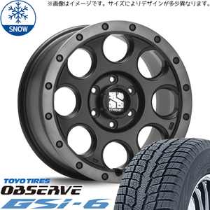 215/70R16 スズキ ジムニー 16インチ TOYO GSI-6 MLJ XTREME-J XJ03 スタッドレスタイヤ ホイールセット 4本