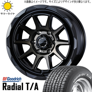 215/70R15 ハイエース 15インチ BFグッドリッチ ラジアル T/A MV06 6.0J +33 6H139.7P サマータイヤ ホイールセット 4本