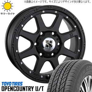 215/70R16 スズキ ジムニー 16インチ TOYO オープンカントリー U/T MLJ XJ 5.5J +20 5H139.7P サマータイヤ ホイールセット 4本