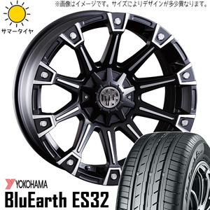 195/65R16 パジェロミニ キックス 16インチ ヨコハマ Es ES32 CRIMSON MG MONSTER 5H114.3P サマータイヤ ホイールセット 4本