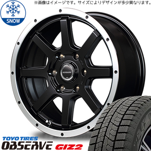 195/65R16 パジェロミニ キックス TOYO GIZ2 WF-8 16インチ 7.0J +35 5H114.3P スタッドレスタイヤ ホイールセット 4本