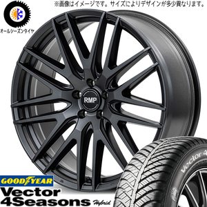 215/50R17 マツダ3 アクセラ GY Vector HB MID RMP 029F 17インチ 7.0J +47 5H114.3P オールシーズンタイヤ ホイールセット 4本