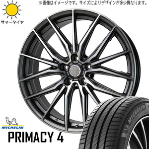 245/40R19 アルファード MICHELIN プライマシー 4 レシャス アスト M4 19インチ 8.0J +35 5H114.3P サマータイヤ ホイールセット 4本