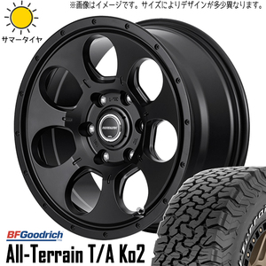 215/70R16 ハイエース BFグッドリッチ Ko2 マッドエージェント 16インチ 6.5J +38 6H139.7P サマータイヤ ホイールセット 4本