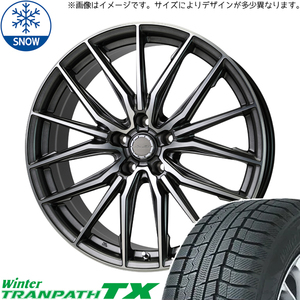 215/60R17 アルファード 20系 TOYO TRANPATH TX アスト M4 17インチ 7.0J +38 5H114.3P スタッドレスタイヤ ホイールセット 4本