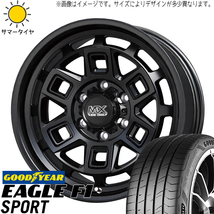 215/45R17 ルミオン シルビア GY F1 SPORT マッドクロス 17インチ 7.0J +38 5H114.3P サマータイヤ ホイールセット 4本_画像1