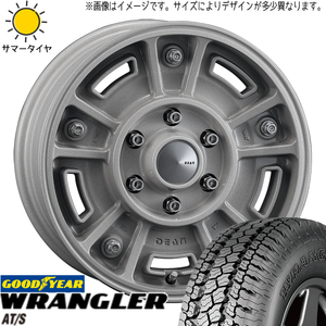 215/70R16 ハイエース GY ラングラー A/T-S DEAN BJ MEXICAN 16インチ 6.5J +38 6H139.7P サマータイヤ ホイールセット 4本