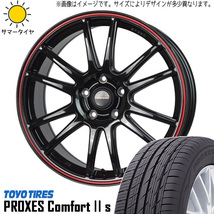 215/45R18 プリウスα アベニール TOYO C2S クロススピード CR6 18インチ 7.5J +38 5H114.3P サマータイヤ ホイールセット 4本_画像1