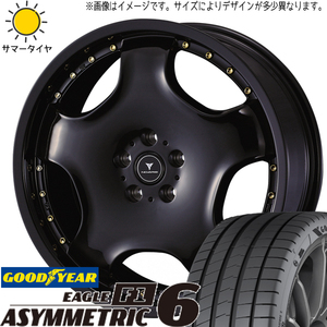 225/40R18 シルビア シビック GY アシンメトリック6 アセット D1 18インチ 7.0J +40 5H114.3P サマータイヤ ホイールセット 4本