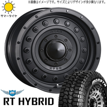 265/70R17 FJクルーザー プラド ハイラックス 17インチ モンスタ コロラド 8.0J +20 6H139.7P サマータイヤ ホイールセット 4本_画像1