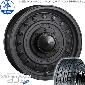 215/65R16 ハイエース 16インチ ダンロップ WM SJ8+ CRIMSON DEAN Colorado スタッドレスタイヤ ホイールセット 4本