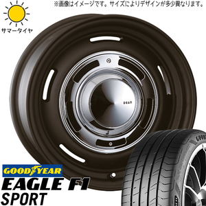 195/50R16 シエンタ 5穴車 GY F1 SPORT クロスカントリー 16インチ 6.5J +43 5H100P サマータイヤ ホイールセット 4本