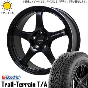 225/55R18 クロストレック BFGoodrich トレイルテレーン CR5 18インチ 7.5J +55 5H114.3P サマータイヤ ホイールセット 4本