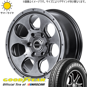 215/65R16 109/107 ハイエース GY ナスカー マッドエージェント 16インチ 6.5J +38 6H139.7P サマータイヤ ホイールセット 4本