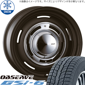 225/65R17 ハリアー RAV4 17インチ TOYO GSI-6 CRIMSON DEAN CrossCountry スタッドレスタイヤ ホイールセット 4本