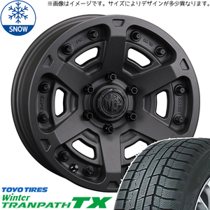 215/70R16 ハイエース TOYO TX マーテルギア アーマー 16インチ 7.0J +38 6H139.7P スタッドレスタイヤ ホイールセット 4本