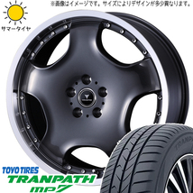 225/50R18 エスティマ フーガ TOYO MP7 アセット D1 18インチ 8.0J +45 5H114.3P サマータイヤ ホイールセット 4本_画像1