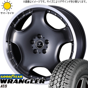 215/70R16 ハイエース GY ラングラー A/T-S アセット D1 16インチ 6.5J +38 6H139.7P サマータイヤ ホイールセット 4本