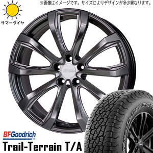 225/60R18 20系 NX クラウンクロスオーバー BFGoodrich FS-01 鍛造 18インチ 7.0J +35 5H114.3P サマータイヤ ホイールセット 4本