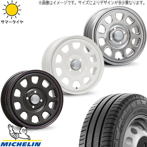 215/65R16 109/107 ハイエース MICHELIN Agilis3 MLJ デイトナSS 16インチ 7.0J +38 6H139.7P サマータイヤ ホイールセット 4本