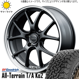 235/60R18 アウトランダー エクストレイル BFGoodrich KO2 MID EXE5 18インチ 8.0J +42 5H114.3P サマータイヤ ホイールセット 4本