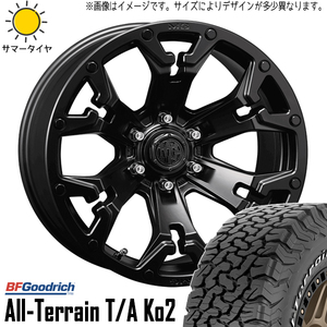 265/65R17 RAV4 17インチ BFGoodrich T/A KO2 マーテルギア ゴーレム 7.0J +35 5H114.3P サマータイヤ ホイールセット 4本