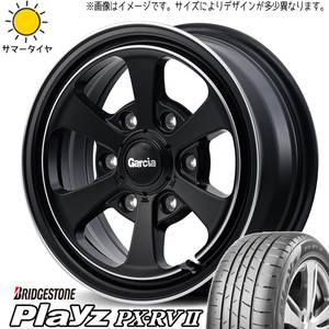 205/60R16 プリウスα BS プレイズ PX-RV2 ガルシア ダラス6 16インチ 7.0J +40 5H114.3P サマータイヤ ホイールセット 4本