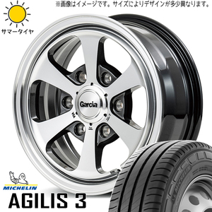 195/80R15 107/105 Hiace MICHELIN Agilis3 MIDgarusiadalas6 15 -inch 6.0J +33 6H139.7P summer tire wheel set 4ps.