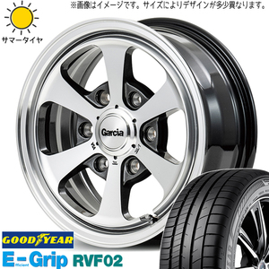 165/60R15 ハスラー キャスト フレア GY RVF02 MID ガルシア ダラス6 15インチ 4.5J +45 4H100P サマータイヤ ホイールセット 4本