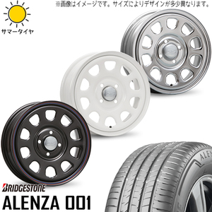 215/65R16 ハイエース ブリヂストン アレンザ001 MLJ デイトナSS 16インチ 7.0J +38 6H139.7P サマータイヤ ホイールセット 4本