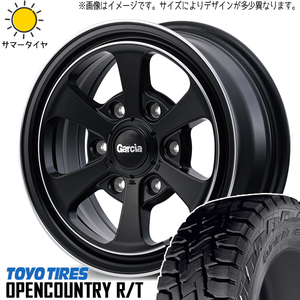 185/85R16 スズキ ジムニー TOYO R/T MID ガルシア ダラス6 16インチ 5.5J +20 5H139.7P サマータイヤ ホイールセット 4本