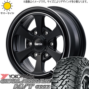 650R16 スズキ ジムニーシエラ 6PR Y/H M/T G003 MID ガルシア ダラス6 16インチ 6.0J -5 5H139.7P サマータイヤ ホイールセット 4本