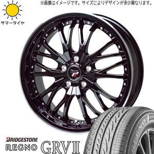 215/45R17 ヴォクシー BS レグノ GRV2 プレシャス HM3 17インチ 7.0J +50 5H114.3P サマータイヤ ホイールセット 4本