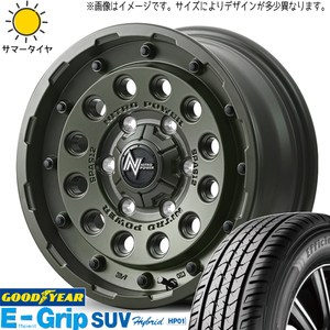 215/70R16 デリカ エクストレイル CX GY HP01 MID NITROPOWER H12 16インチ 7.0J +40 5H114.3P サマータイヤ ホイールセット 4本