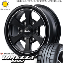 205/55R16 マーク2 シルビア D/L ディレッツァ DZ102 ガルシア ダラス6 16インチ 7.0J +40 5H114.3P サマータイヤ ホイールセット 4本_画像1