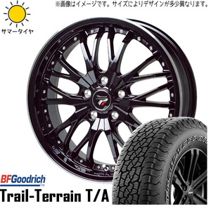 225/55R18 アウトランダー デリカ BFGoodrich TrailTerrain HM3 18インチ 7.5J +38 5H114.3P サマータイヤ ホイールセット 4本