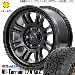 215/70R16 スズキ ジムニー BFグッドリッチ KO2 MID M16 ASSAULT 16インチ 5.5J +20 5H139.7P サマータイヤ ホイールセット 4本