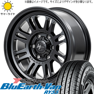 215/70R15 ハイエース Y/H BluEarth Van RY55 MID M16 ASSAULT 15インチ 6.0J +33 6H139.7P サマータイヤ ホイールセット 4本