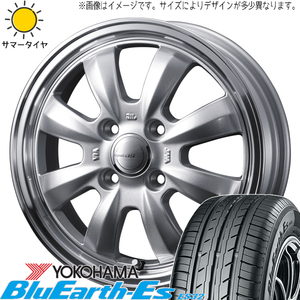 155/55R14 ムーブ ミラ ラパン Y/H BluEarth Es ES32 グラフト 8S 14インチ 4.5J +45 4H100P サマータイヤ ホイールセット 4本