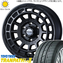 215/65R16 ハイエース TOYO Lu2 マッドヴァンスX 16インチ 6.5J +38 6H139.7P サマータイヤ ホイールセット 4本_画像1