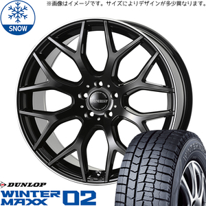 225/50R18 CH-R アルファード ダンロップ WM02 レッジェーロ 18インチ 7.5J +48 5H114.3P スタッドレスタイヤ ホイールセット 4本