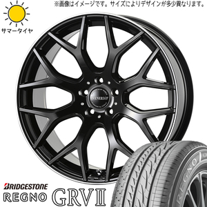 225/50R18 XV フォレスター BS REGNO GRV2 ヴェネルディ レッジェーロ 18インチ 7.5J +48 5H100P サマータイヤ ホイールセット 4本