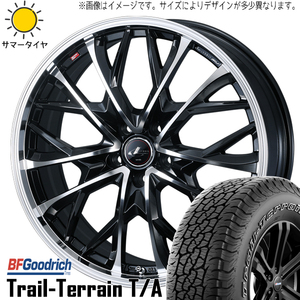 225/60R18 エクストレイル T32 CX-5 BFグッドリッチ レオニス MV 18インチ 7.0J +47 5H114.3P サマータイヤ ホイールセット 4本