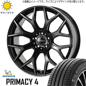 225/45R18 ヴェゼル レヴォーグ MICHELIN プライマシー 4+ レッジェーロ 18インチ 7.5J +53 5H114.3P サマータイヤ ホイールセット 4本