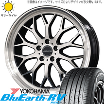 245/35R20 アルファード Y/H BluEarth RV RV03 ヴェネルディ ルガーノ 20インチ 8.5J +40 5H114.3P サマータイヤ ホイールセット 4本_画像1