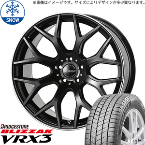 225/45R18 ヴェゼル レヴォーグ BS BLIZZAK VRX3 レッジェーロ 18インチ 7.5J +53 5H114.3P スタッドレスタイヤ ホイールセット 4本